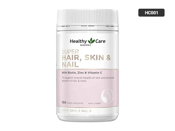 Healthy Care Super Hair, Skin and Nail 100 Capsules